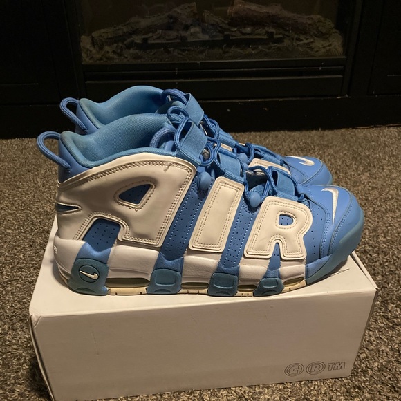 Shoes | Nike Air More Uptempo 96 University Blue White | Poshmark